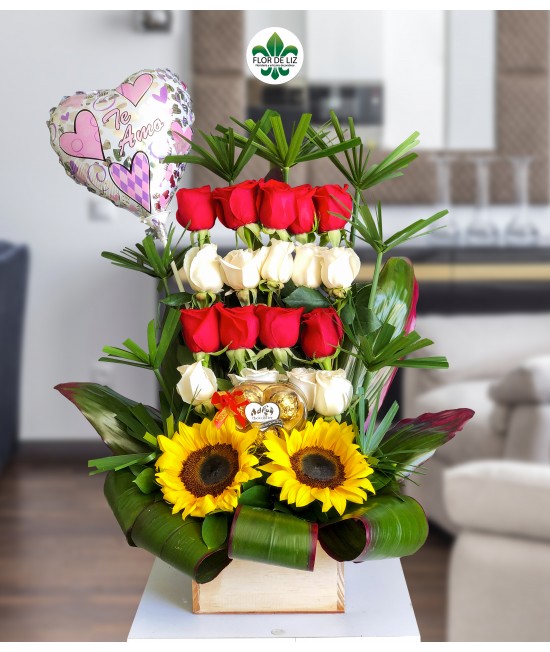 Arreglo floral Escala de Amor 